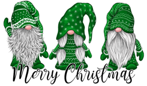 Karácsonyi gnóm - Merry Christmas Green Gnomies