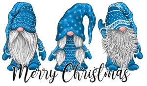 Karácsonyi gmóm - Merry Christmas Blue Gnomies