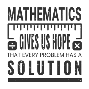 Mathematics give us hope