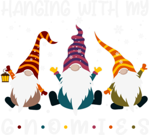 Hanging with my gnomies - Friends style